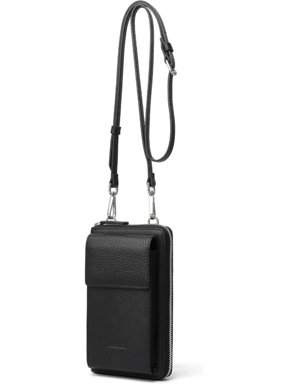 Stylish Small Leather Crossbody Purse & Cell Phone Wallet for Women, Versatile